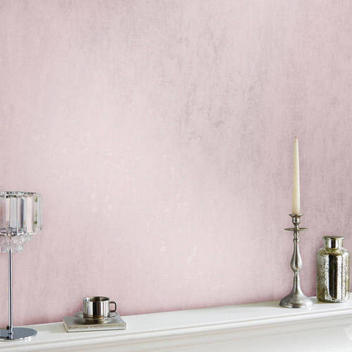 NON WOVEN-TAPET 52/1005 cm  - pink, Basics, papper/plast (52/1005cm)
