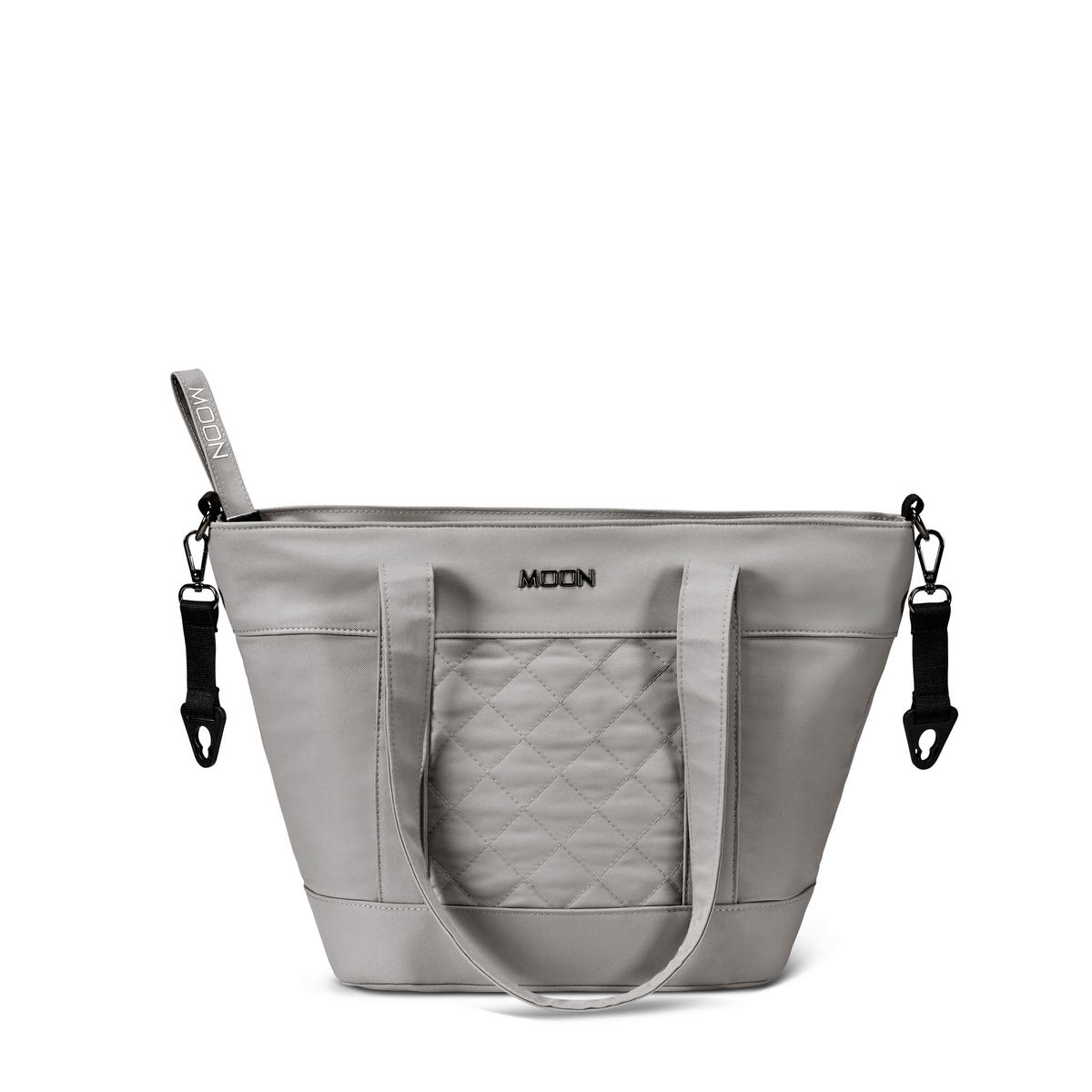 WICKELTASCHE V-Shape Bag  - Sandfarben/Hellgrau, Basics, Textil (41/16/28cm) - Moon
