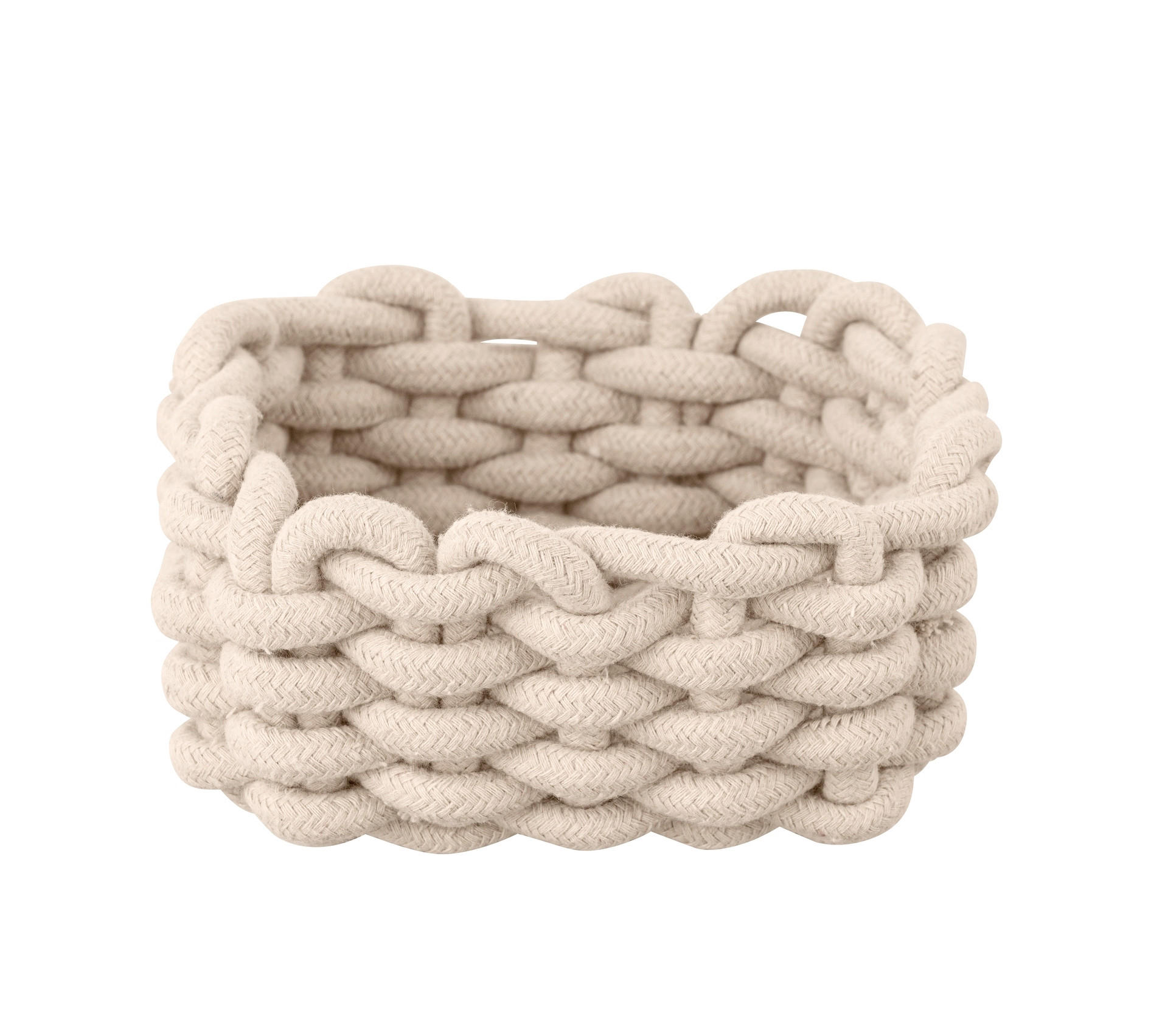 AUFBEWAHRUNGSKÖRBCHEN  - Creme, KONVENTIONELL, Textil (16,5/7,5/16,5cm) - Schöner Wohnen