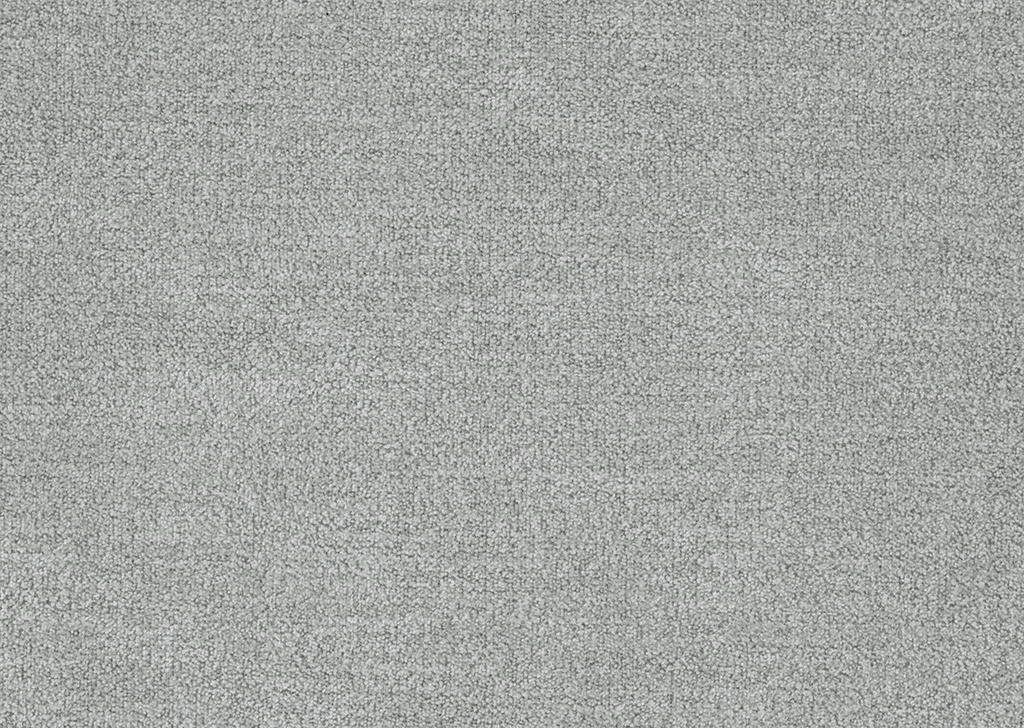 BOXSPRINGSOFA in Textil Hellgrau  - Chromfarben/Hellgrau, Design, Textil/Metall (200/93/107cm) - Novel