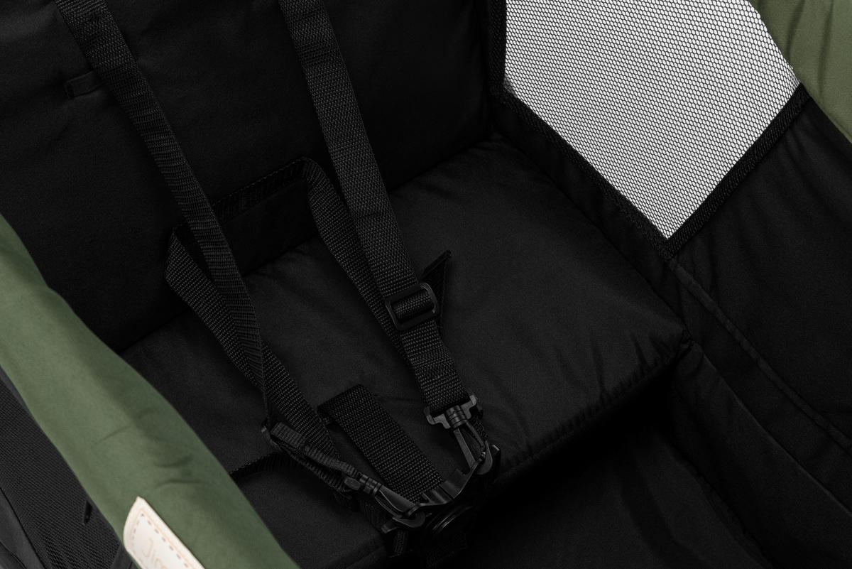 BOLLERWAGEN    - Schwarz/Olivgrün, Basics, Kunststoff/Textil (112/58/108cm) - Jimmylee