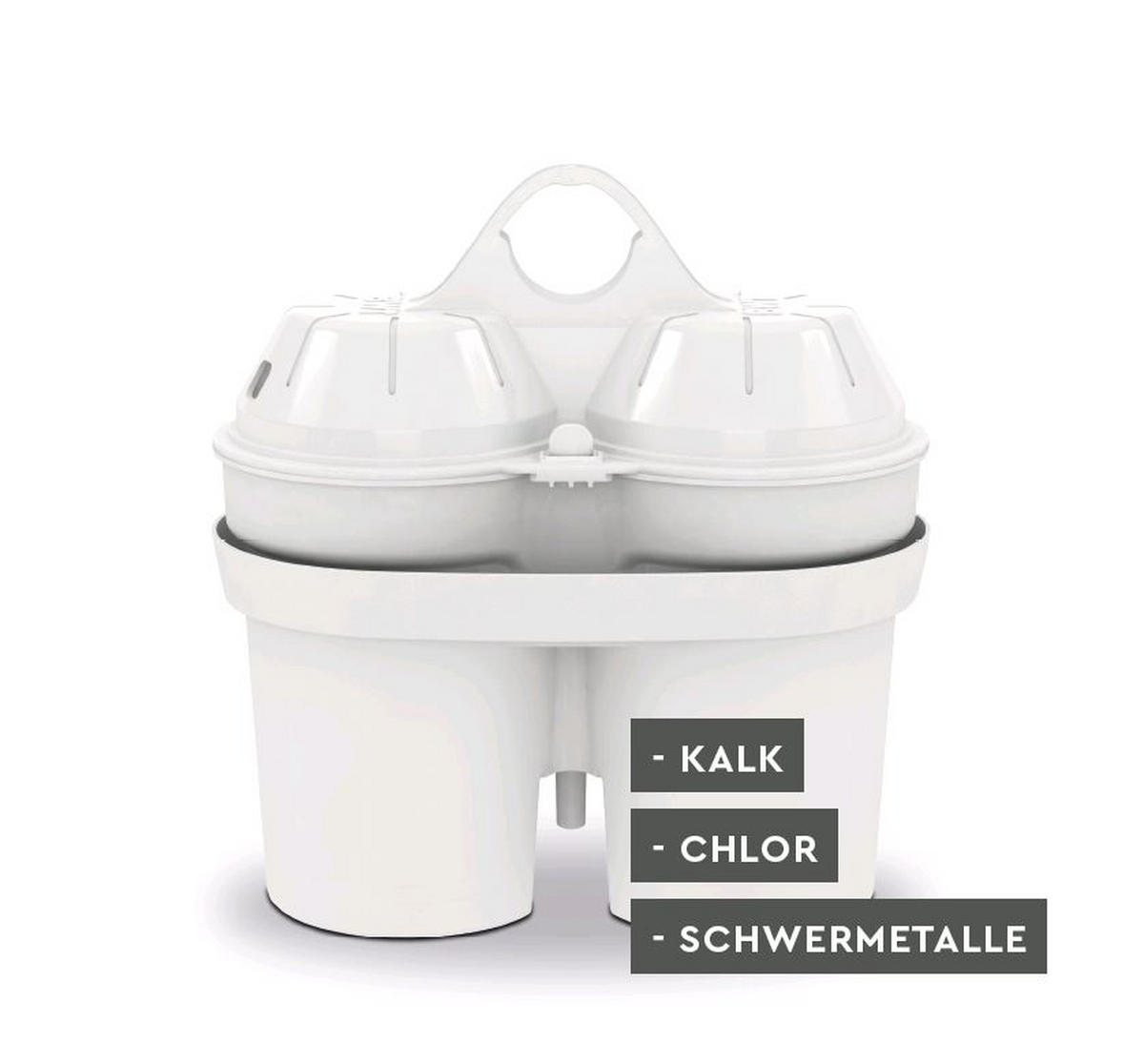 FILTERKARTUSCHE 3ER SET   - Weiß, Basics - BWT