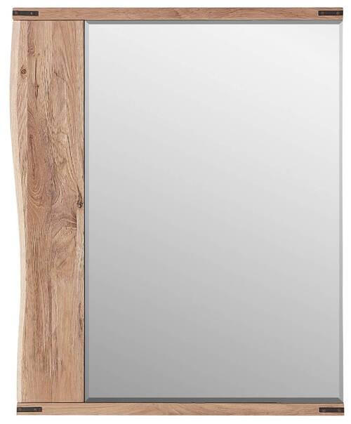 WANDSPIEGEL 65/81/3 cm    in rechteckig  - Eichefarben, Natur, Glas/Holz (65/81/3cm)