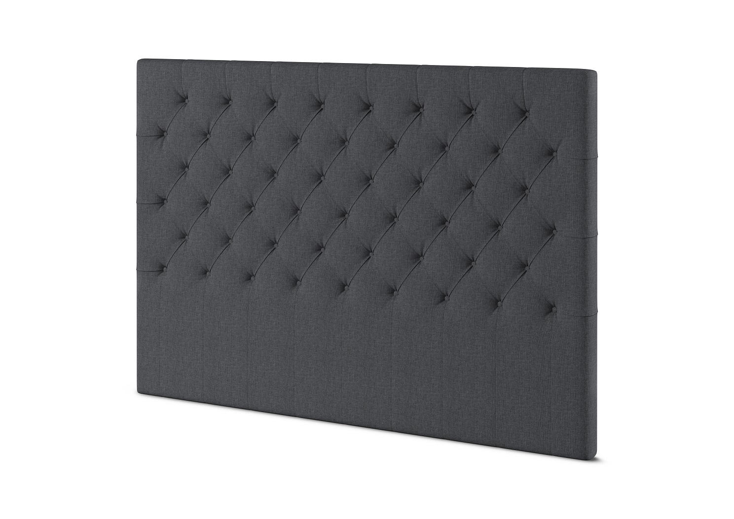 HUVUDGAVEL 180/125/7 cm  - mörkgrå, Klassisk, trä/textil (180/125/7cm) - Ekens
