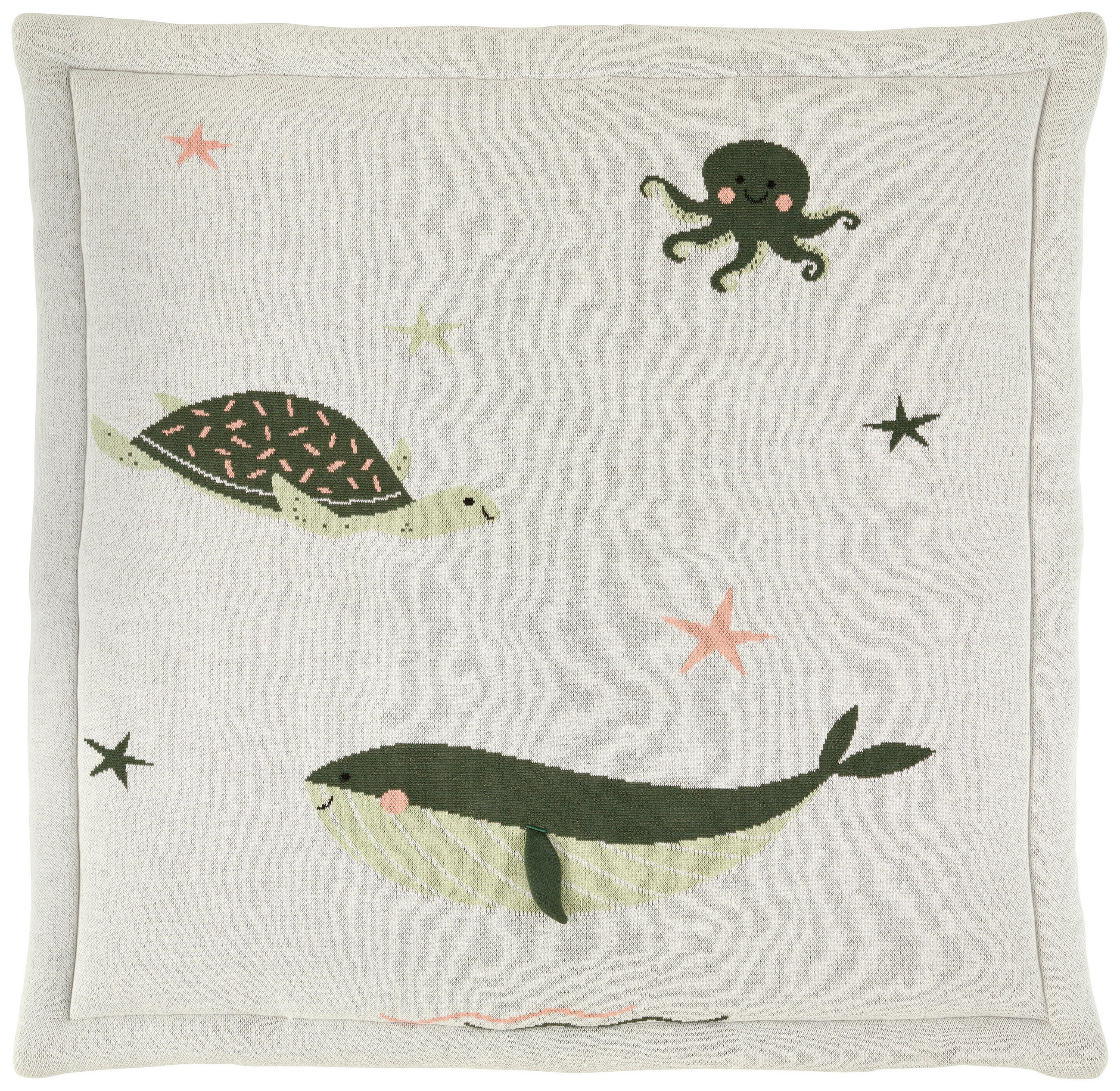 KRABBELDECKE 100/100 cm - Grün, Trend, Textil (100/100cm) - Avelia