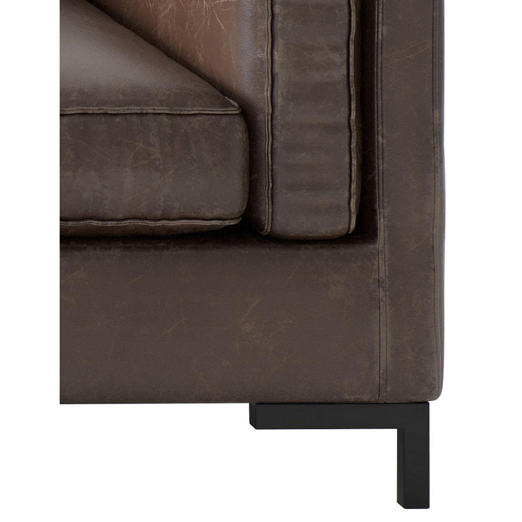 Thumbnail - Livetastic Ecksofa Packo, Kastanien, Textil, 3-Sitzer, Füllung: Daunen, Silikon, Ottomane links, L-Form, 265x160 cm, Mad...