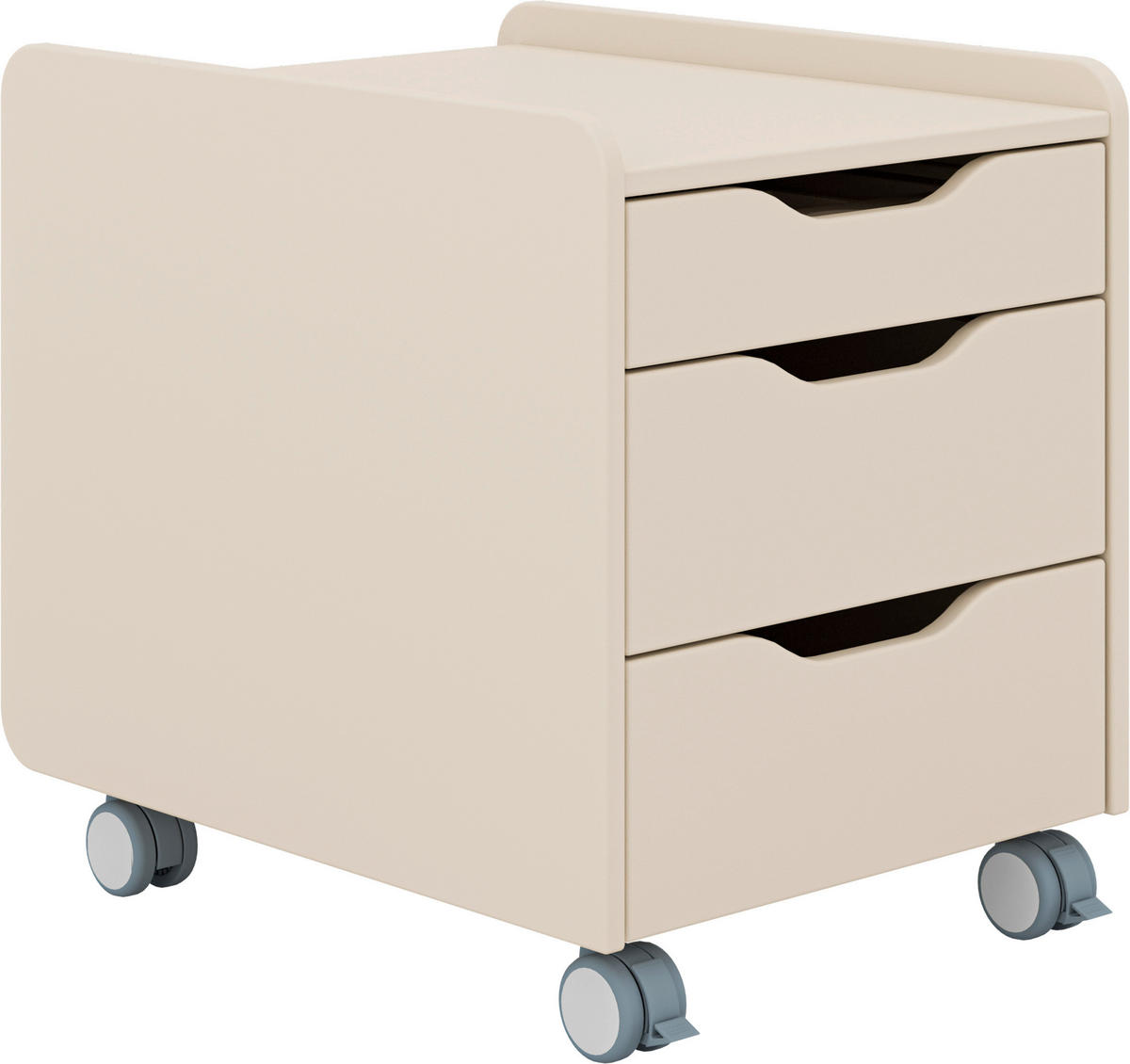 ROLLCONTAINER Beige, Kaschmir  - Kaschmir/Beige, Design, Holzwerkstoff (44,3/53,7/57,3cm) - Paidi