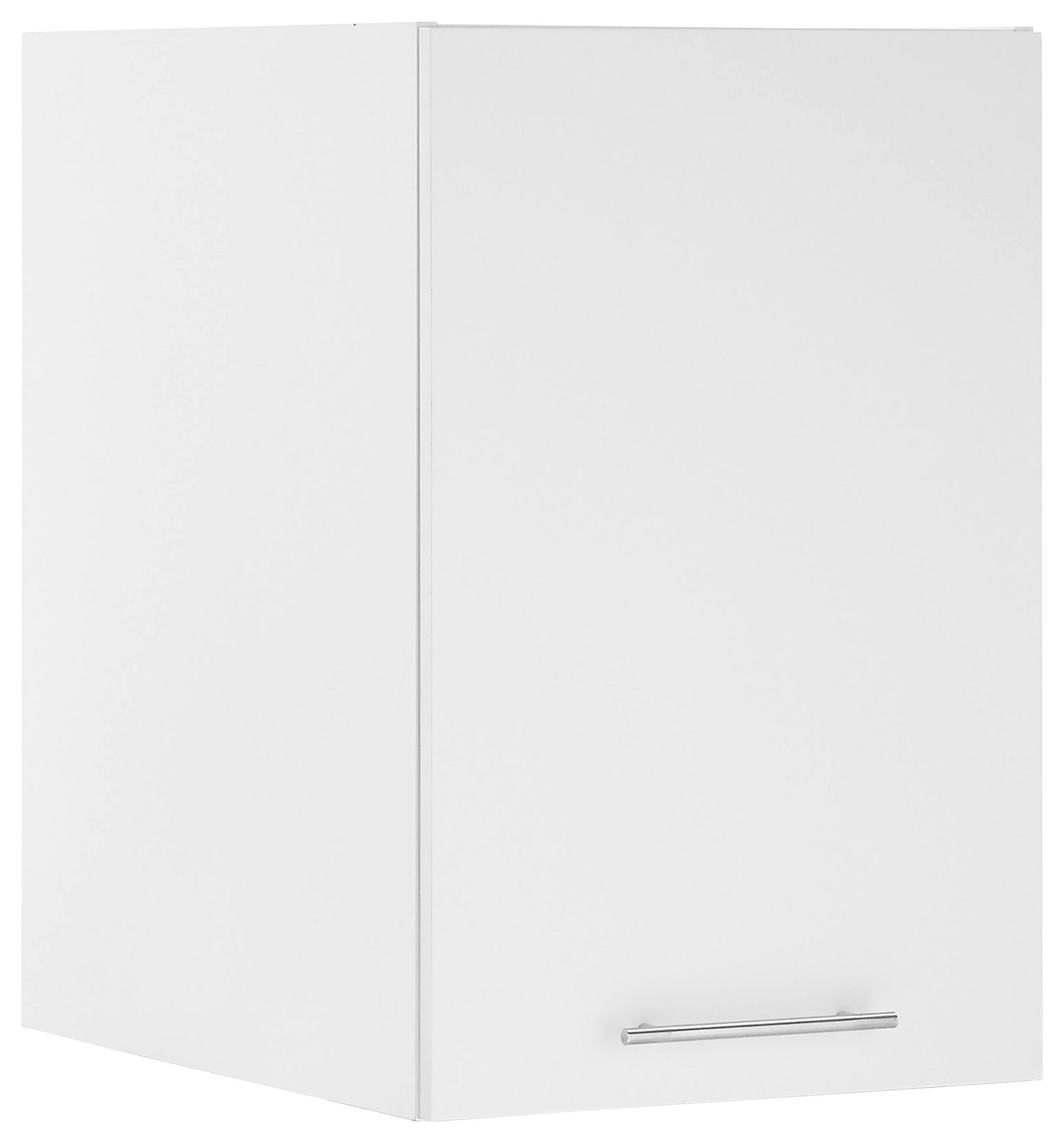 AUFSATZSCHRANK 50/76/68 cm  in  - Chromfarben/Weiß, Design, Holzwerkstoff/Metall (50/76/68cm)