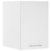 AUFSATZSCHRANK 50/76/68 cm  in  - Chromfarben/Weiß, Design, Holzwerkstoff/Metall (50/76/68cm)