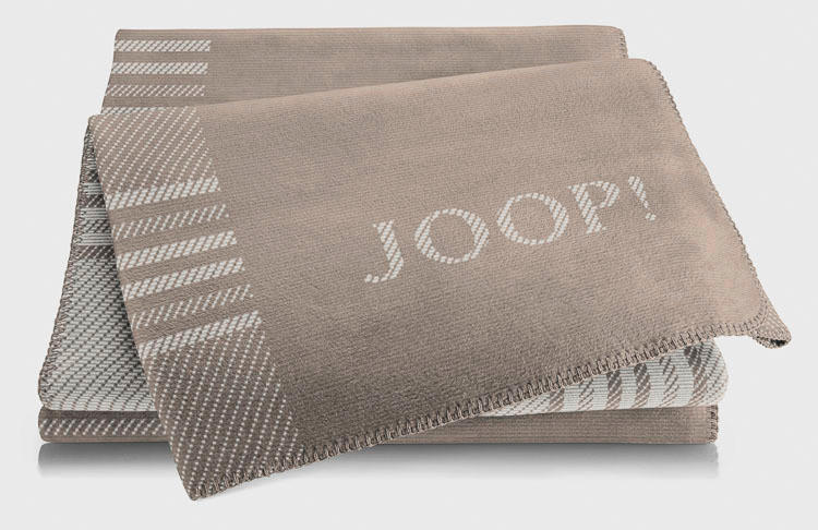 WOHNDECKE FRAMES 150/200 cm  - Sandfarben, Basics, Textil (150/200cm) - Joop!