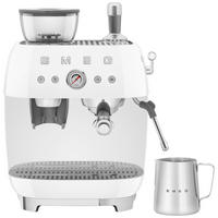 ESPRESSOMASCHINE  - Weiss, Basics, Metall (33.4/44.3/34cm) - SMEG