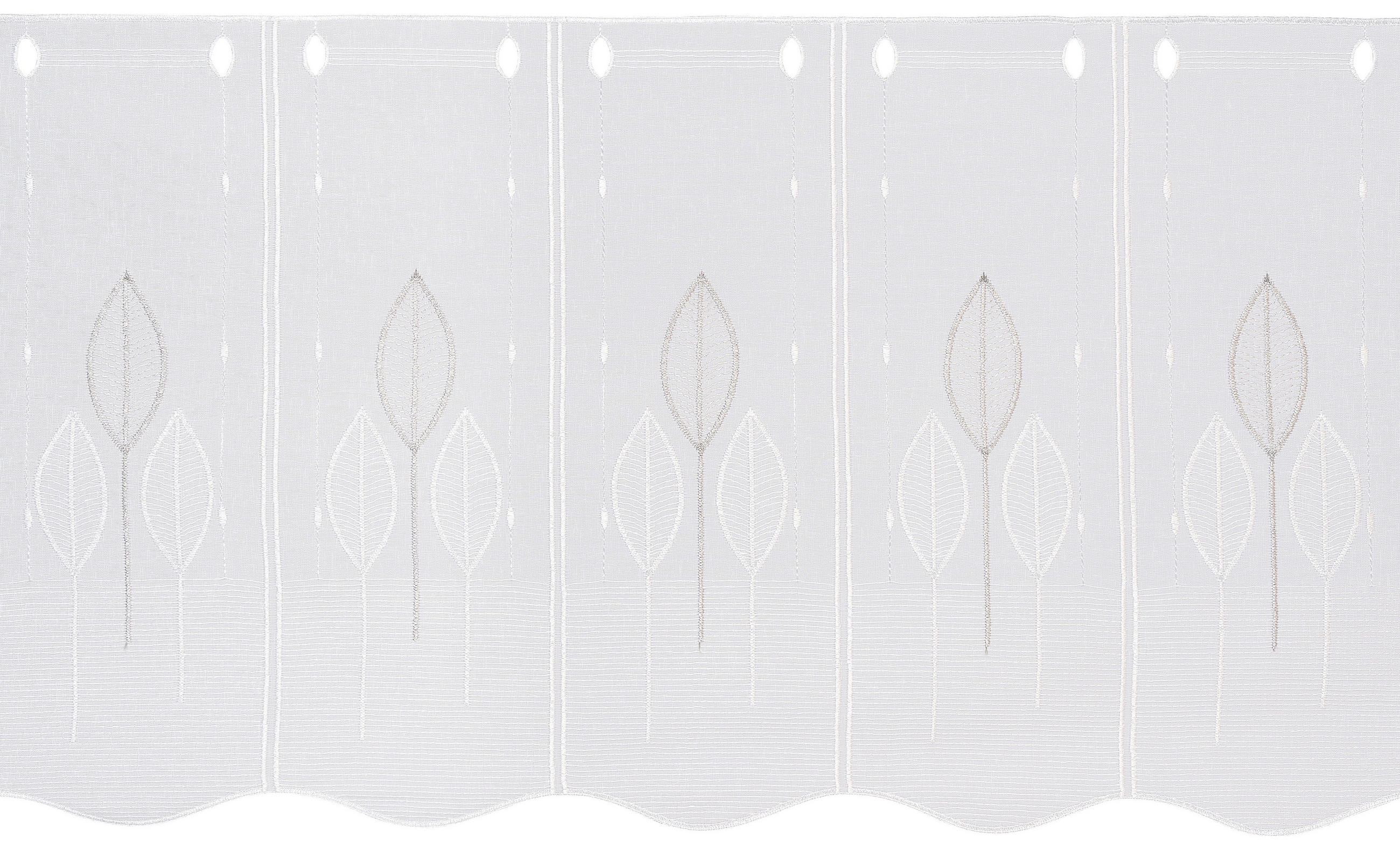 KRÁTKA ZÁCLONA, polopriehľadné, 45 cm - Konventionell, textil (45cm) - Esposa