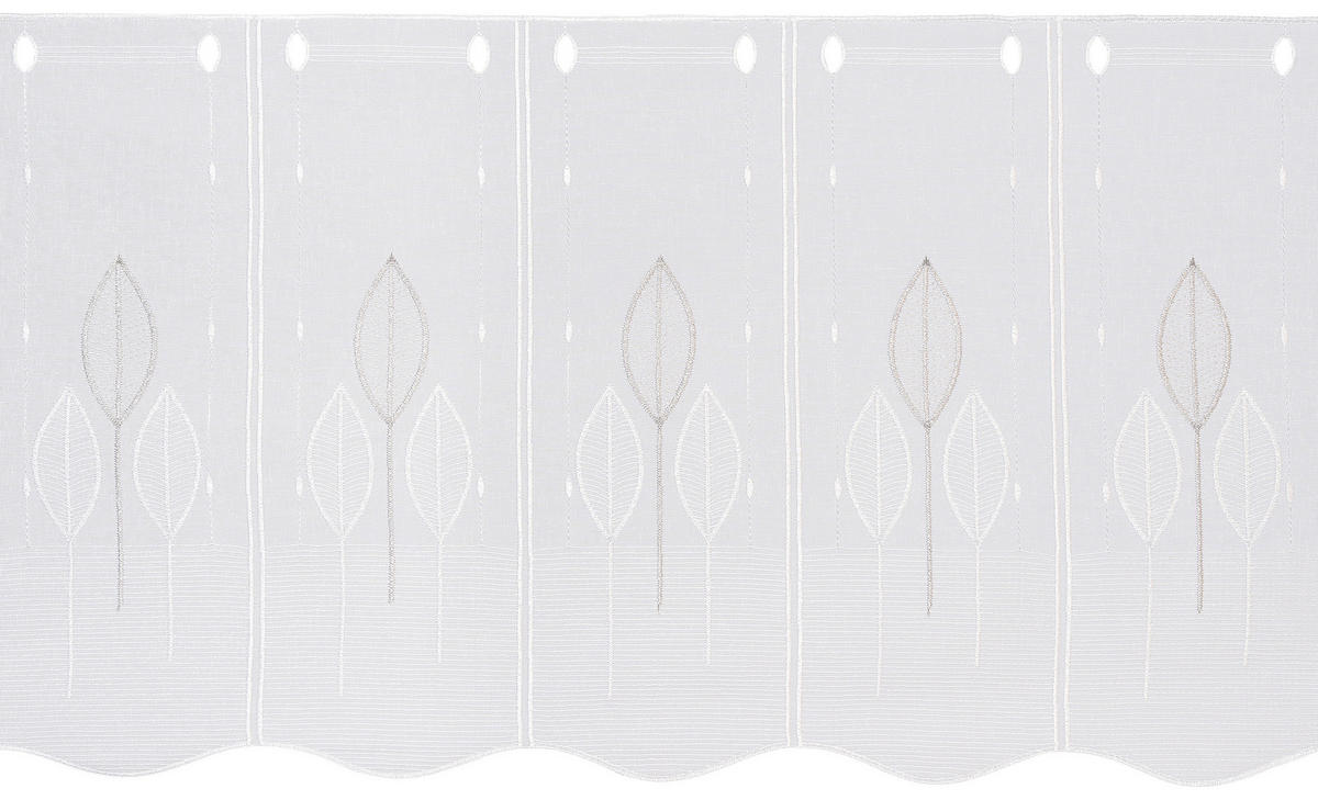 KRÁTKA ZÁCLONA, polopriehľadné, 45 cm - Konventionell, textil (45cm) - Esposa