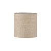 LEUCHTENSCHIRM - Sandfarben/Weiss, Basics, Textil (18/18cm) - Fischer & Honsel