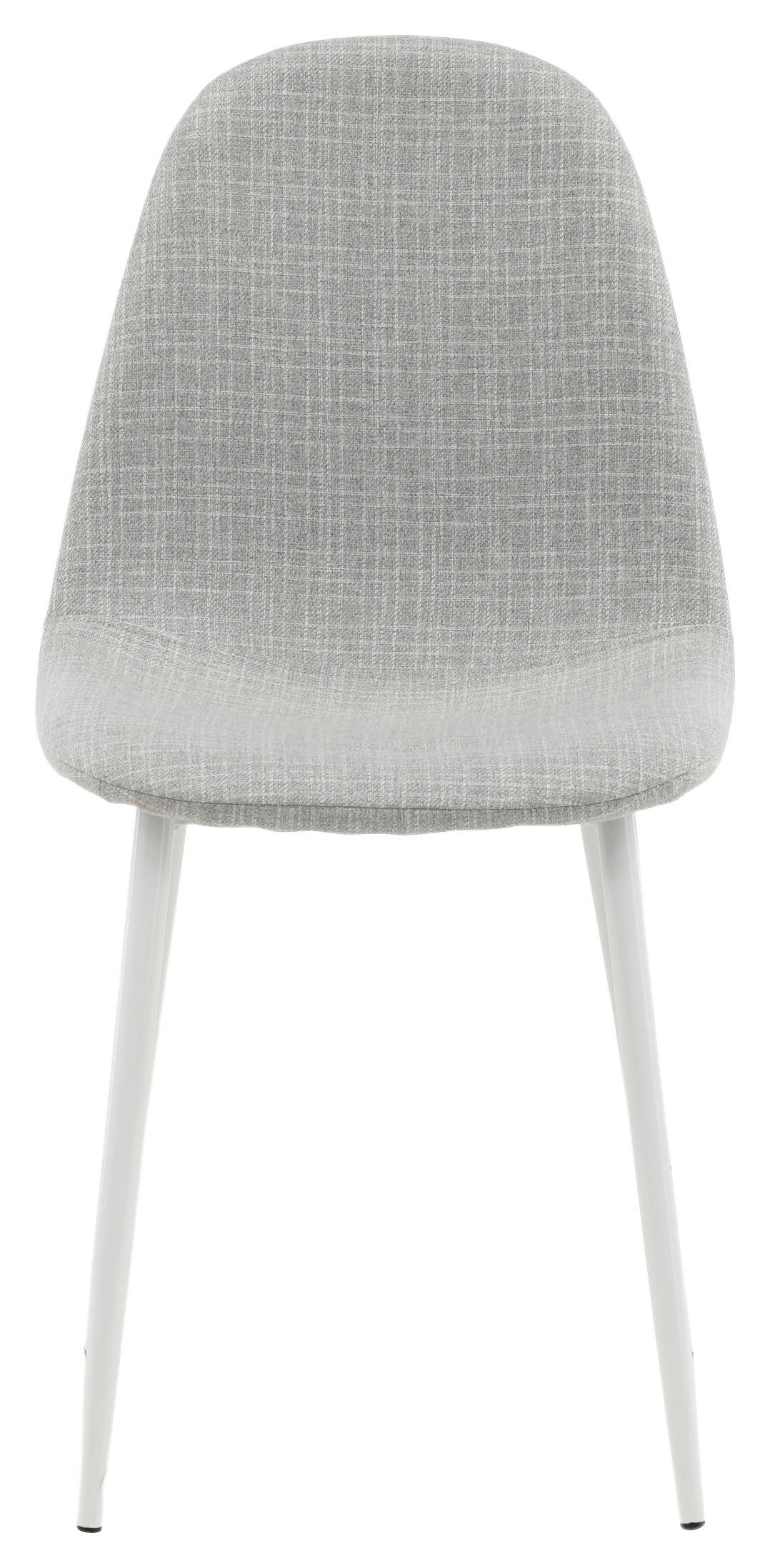 STOLSET 2 styck stål textilväv  - vit/ljusgrå, Design, metall/textil (44/87/53cm) - Livetastic