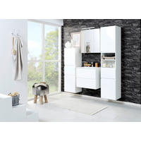Baie 80 cm - alb, Design, material pe bază de lemn (80cm) - Held