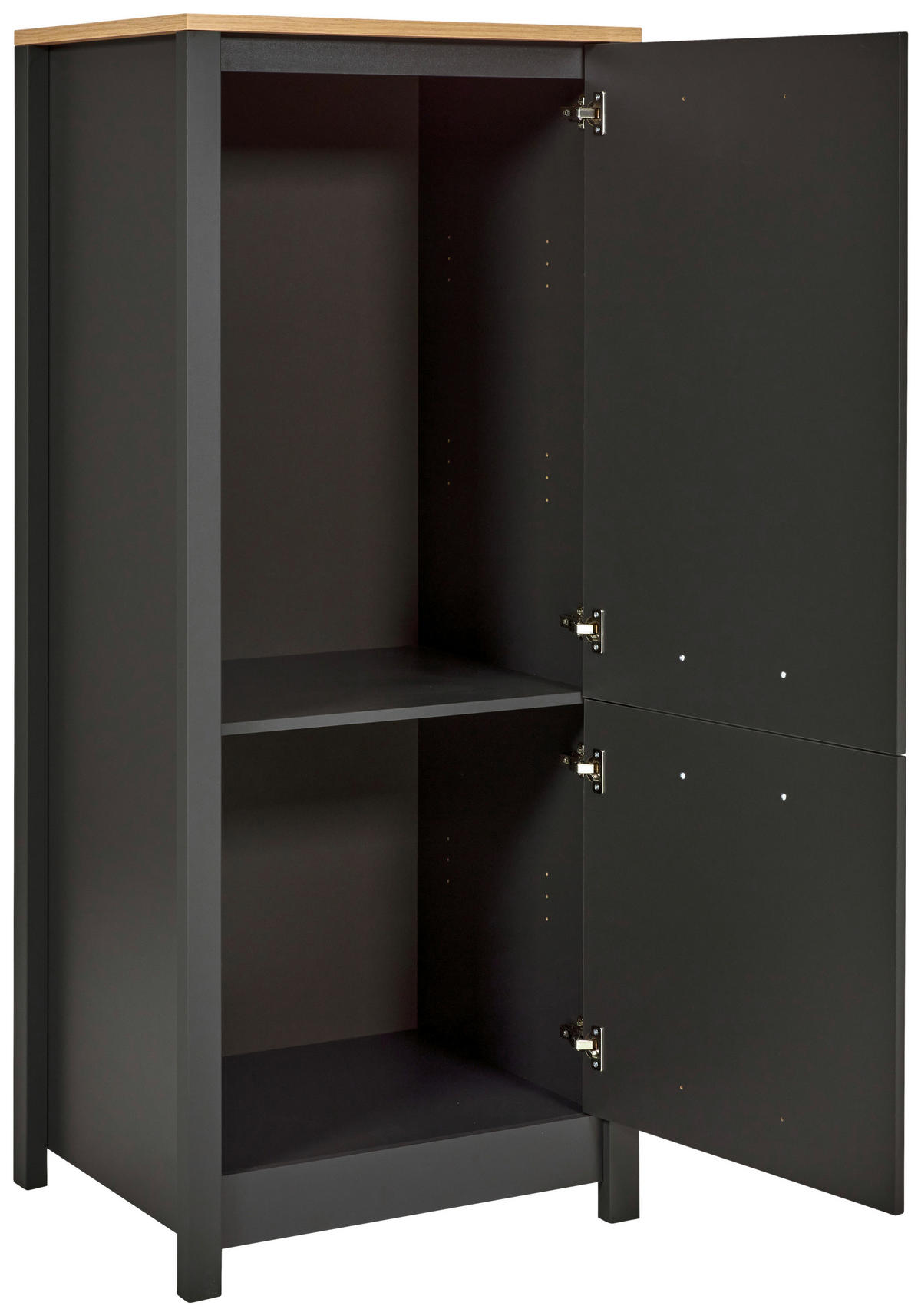 GERÄTEUMBAUSCHRANK 70/167/60 cm  in Anthrazit, Eiche Artisan  - Anthrazit/Eiche Artisan, MODERN, Holzwerkstoff/Metall (70/167/60cm) - home24