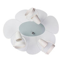 KINDERDECKENLEUCHTE Blume 39/33/16 cm   - Grau, Basics, Holzwerkstoff/Kunststoff (39/33/16cm)