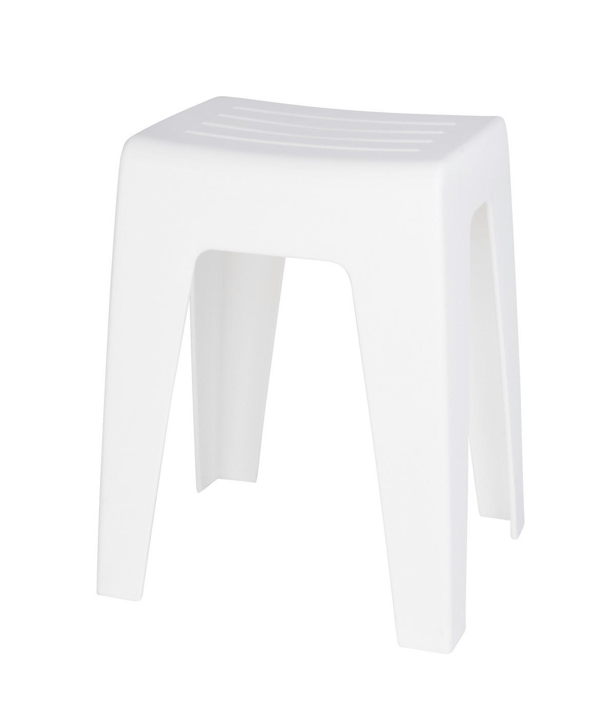 BADHOCKER - Weiß, KONVENTIONELL, Kunststoff (38/47/32cm) - Wenko
