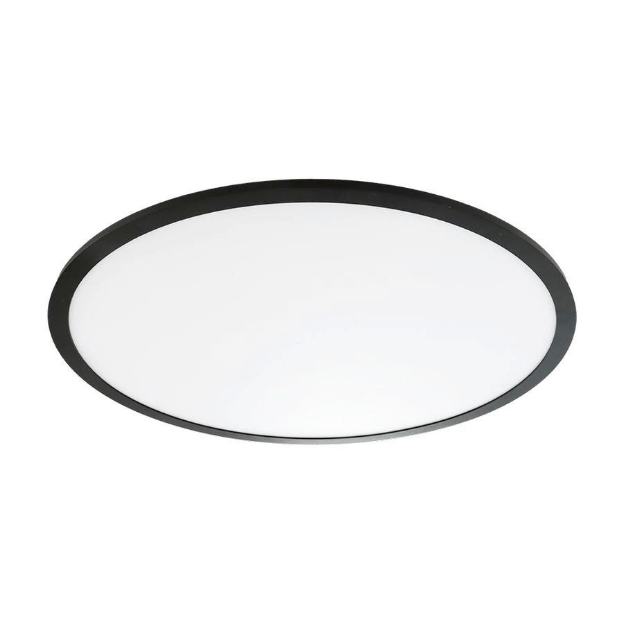 PLAFONIERĂ CU LED - negru, Basics, metal (58/4.5/58cm)