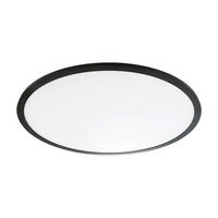 PLAFONIERĂ CU LED - negru, Basics, metal (58/4.5/58cm)