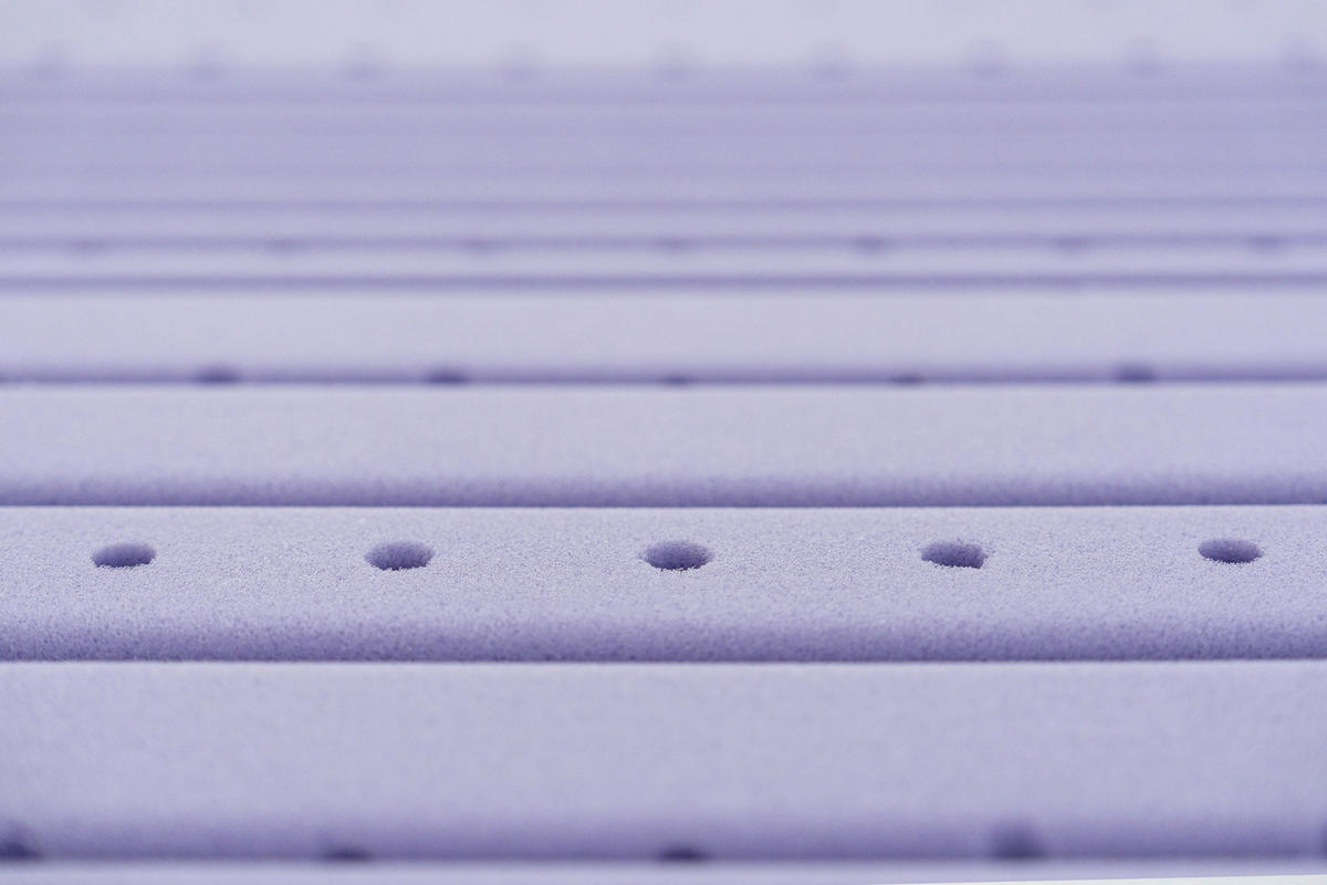 KALTSCHAUMMATRATZE Alpenruhe 90/200 cm Höhe ca. 19 cm  - Grauweiß, KONVENTIONELL, Textil (90/200cm) - Träumeland