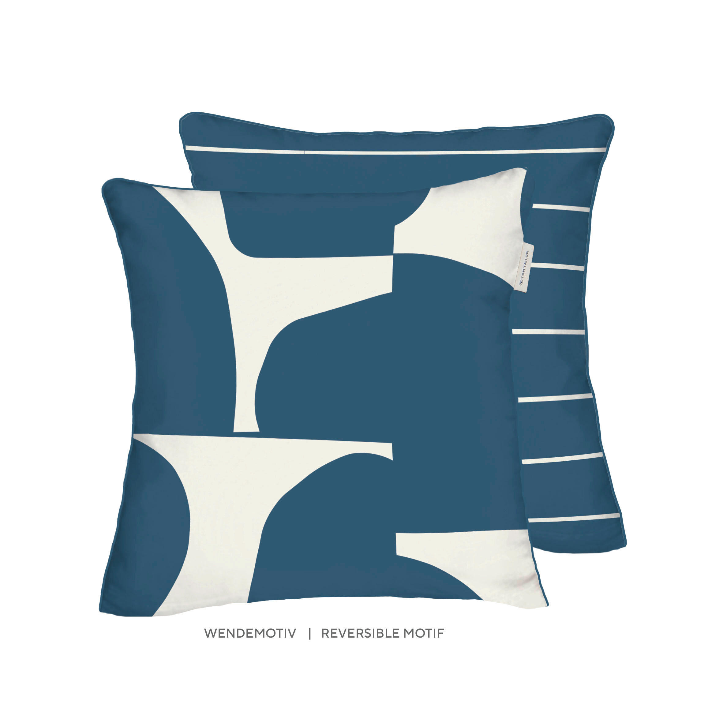 KISSENBEZUG ORGANICAL 40/40 cm  - Dunkelblau, Design, Textil (40/40cm) - Tom Tailor