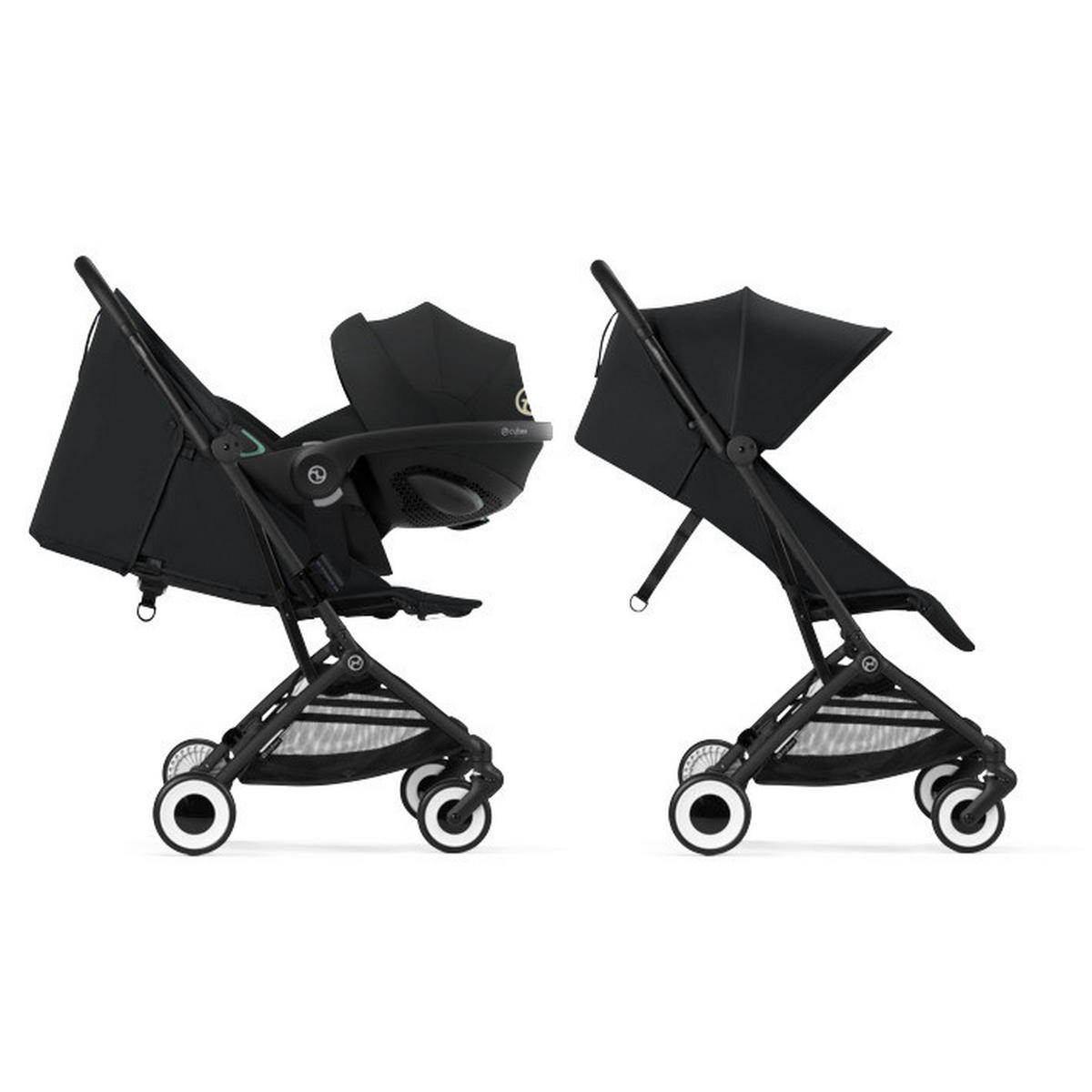 BUGGY Orfeo  - Schwarz, Basics, Kunststoff/Textil (77/52/102cm) - cybex GOLD