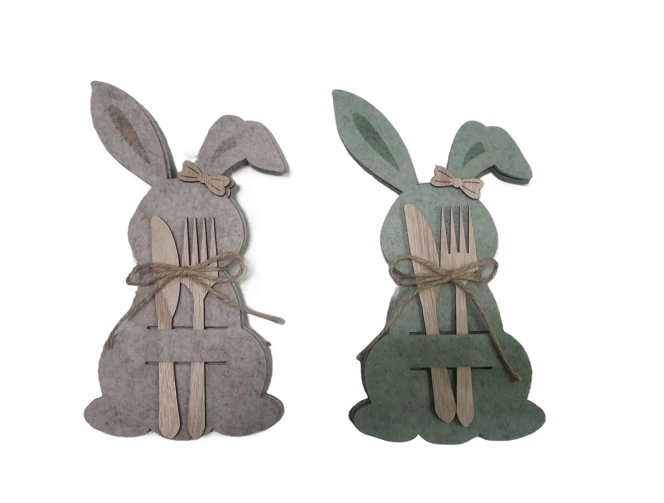 BESTECKTASCHE - Braun/Naturfarben, Lifestyle, Holzwerkstoff/Textil (12/22/1,3cm)