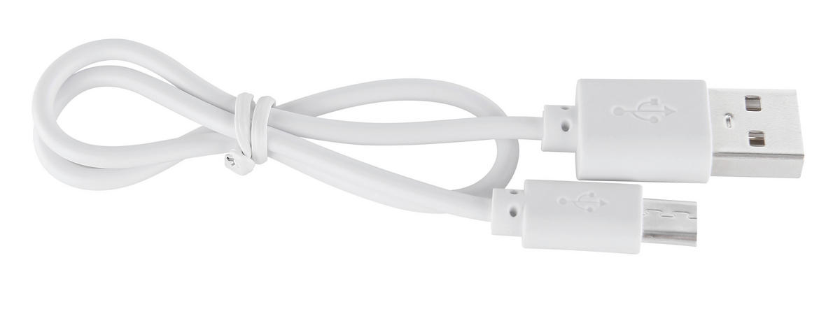 ZIDNA LED LAMPA - bela, Osnovno, plastika (6,1/3,1/17,7cm)