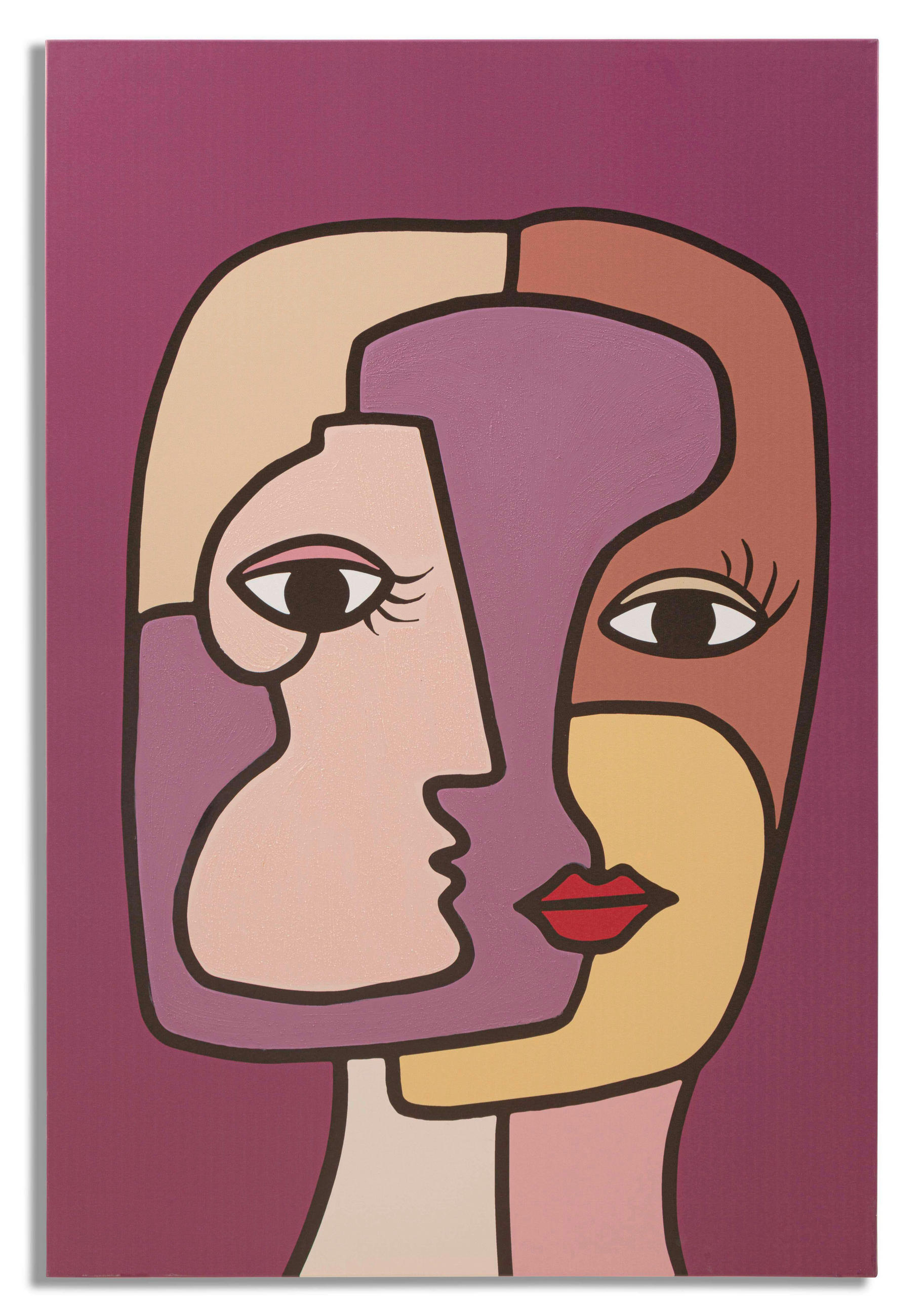 LEINWANDBILD Frauen  - Basics, Holz/Textil (60/90/3cm)