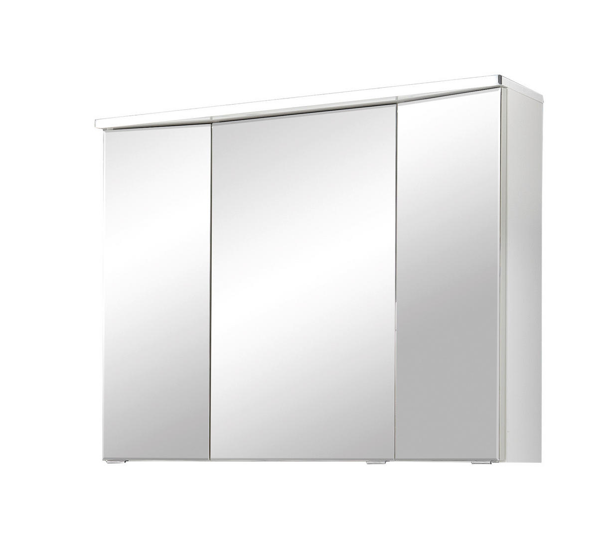 SPIEGELSCHRANK 90/72/20 cm  - Chromfarben/Weiß, MODERN, Glas/Holzwerkstoff (90/72/20cm) - Sadena