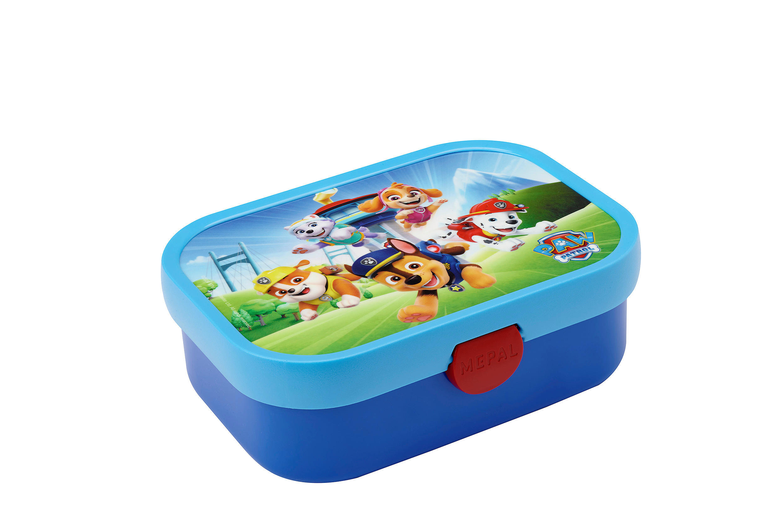 BROTZEITBOX - Blau/Multicolor, KONVENTIONELL, Kunststoff (17.8/13.2/6.1cm) - Mepal