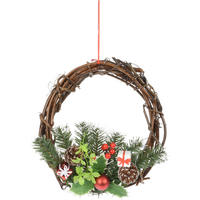Coronă Xmassale - Basics, materiale naturale (62/31/33cm)