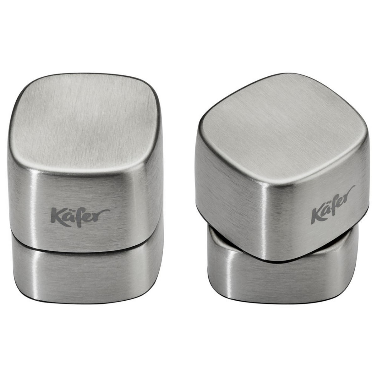 BORKIEGÉSZÍTŐ KÉSZLET - nemesacélszínű, Basics, fém (22.5/14.5/6.5cm) - Käfer