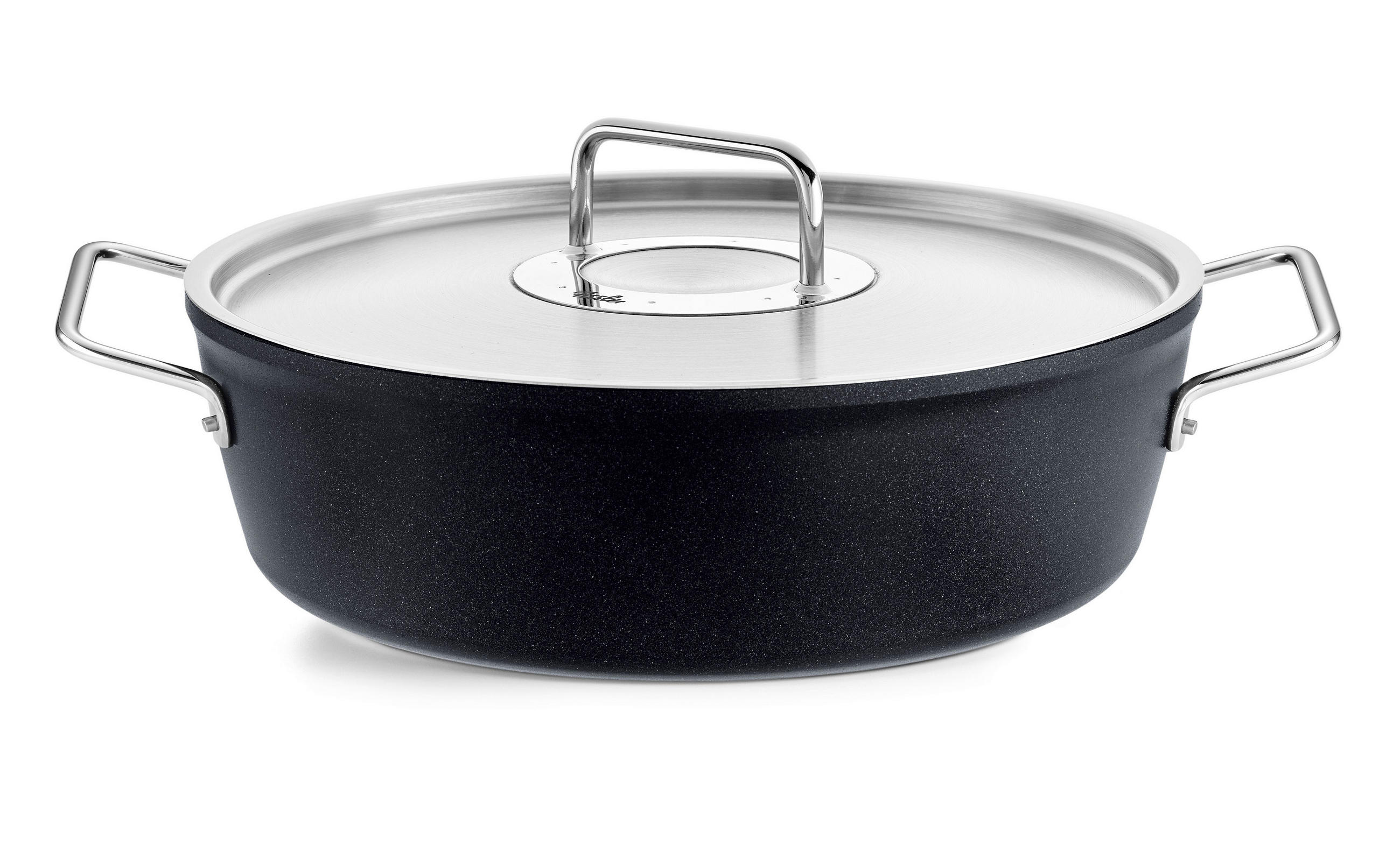 BRATENTOPF 4,3 l  - Schwarz, Basics, Metall (4,3l) - Fissler