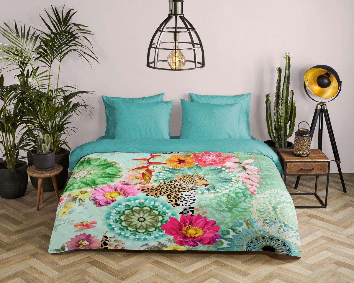 WENDEBETTWÄSCHE sonstige Webstoff 140/200 cm  - Multicolor, Basics, Textil (140/200cm)