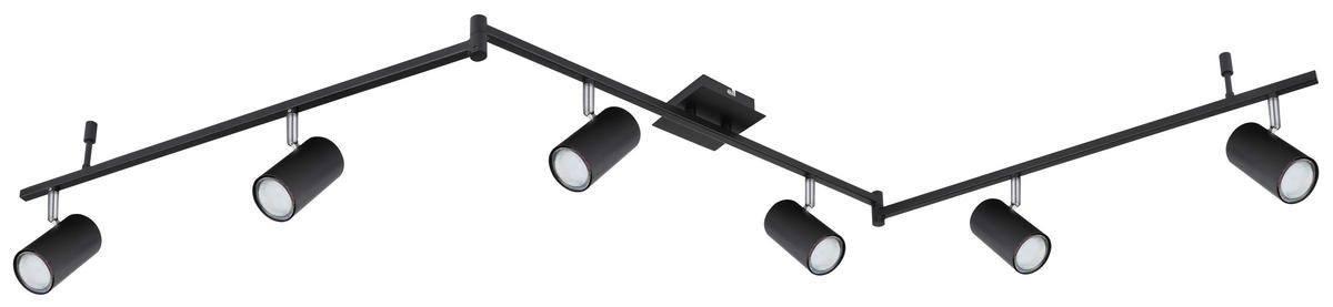 STRAHLER 180/10/18,5 cm   - Schwarz, Design, Metall (180/10/18,5cm) - Globo