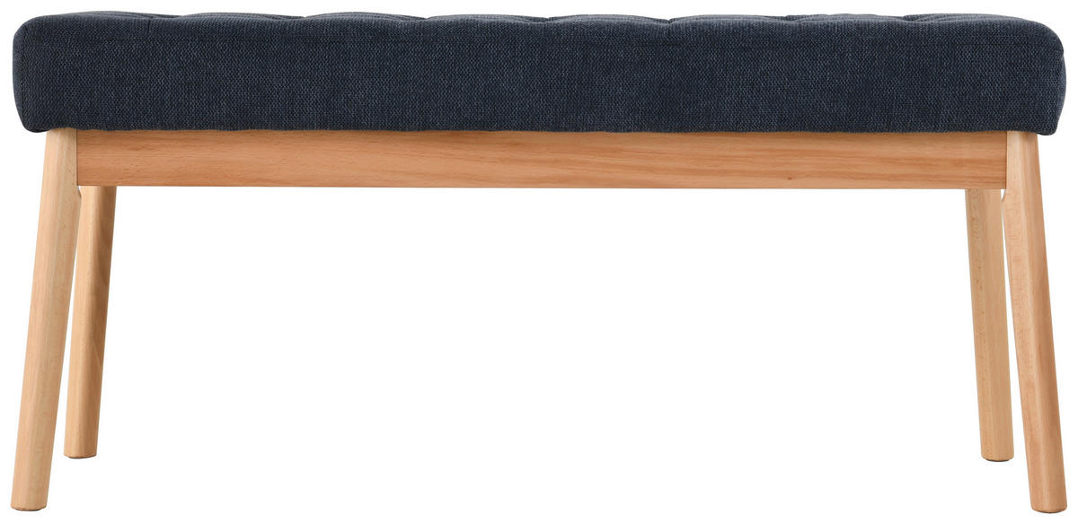 ŠATNÍ LAVICE, 100/48/36 cm - barvy dubu/tmavě modrá, Design, dřevo/textil (100/48/36cm) - MID.YOU