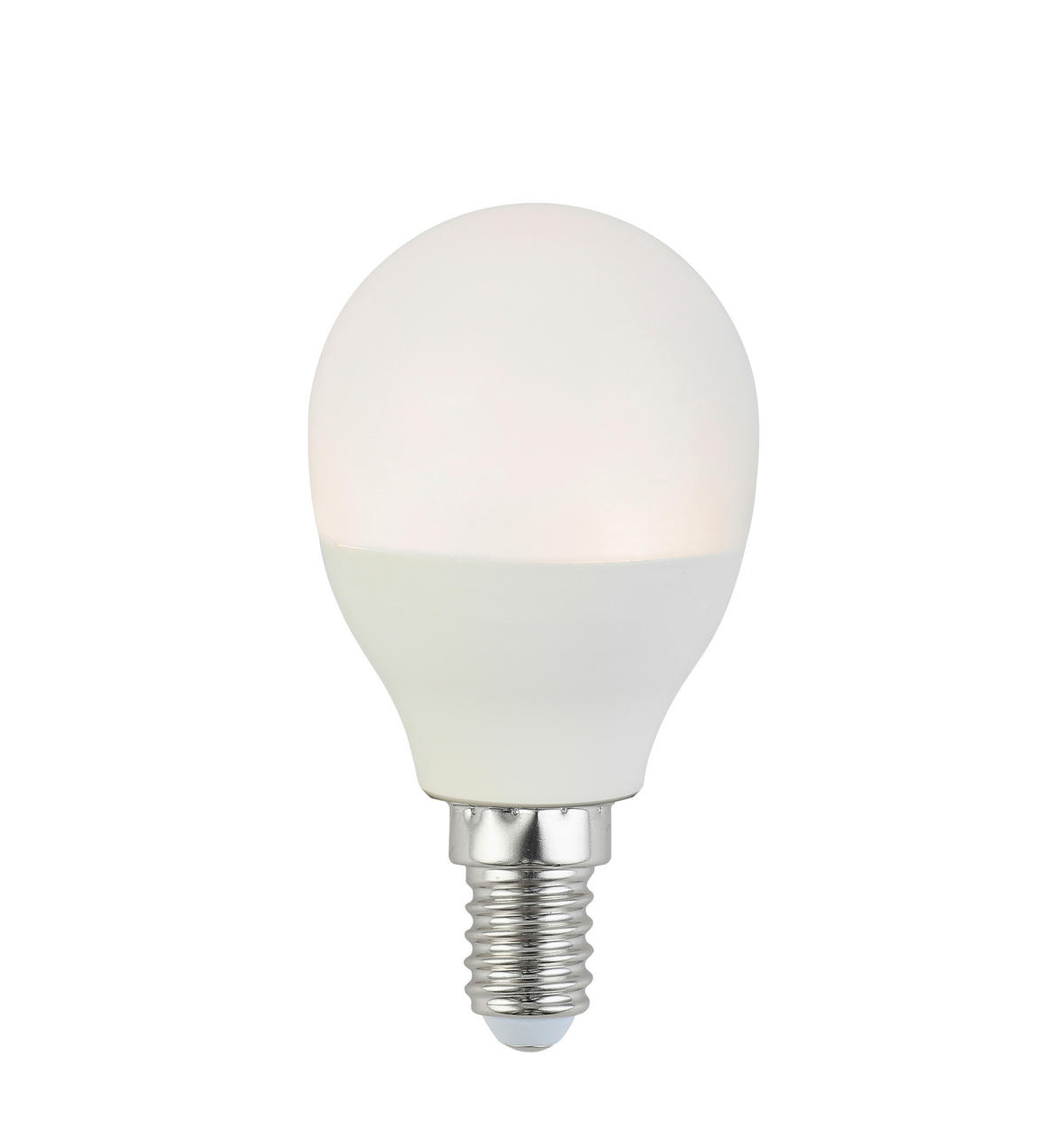 LED OKOS IZZÓ,   4,9 W E14  - fehér, Basics, műanyag/fém (4,8/8cm) - Boxxx