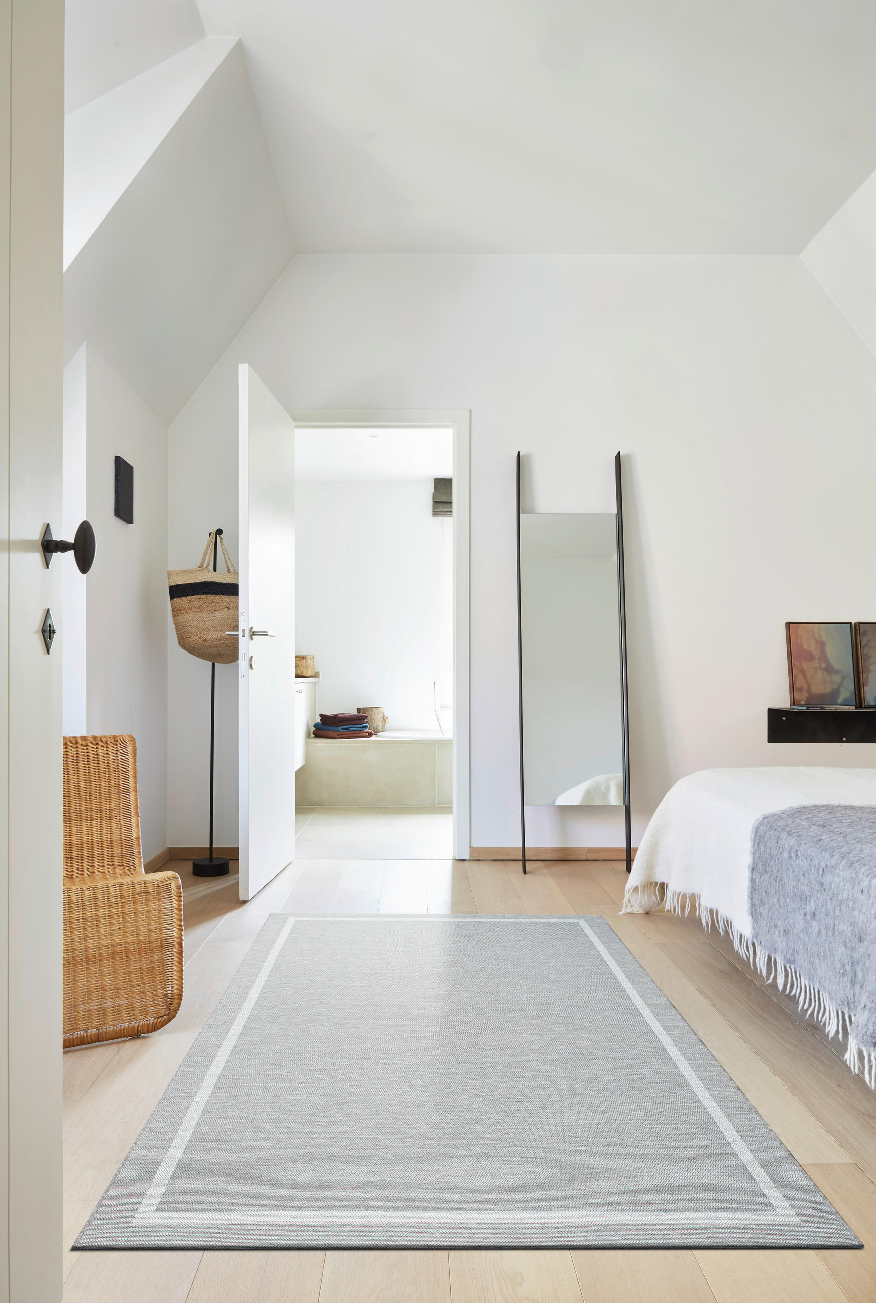 OUTDOORTEPPICH 160/230 cm Amalfi Grau, Silberfarben, Hellgrau  - Silberfarben/Hellgrau, KONVENTIONELL, Textil (160/230cm) - Novel