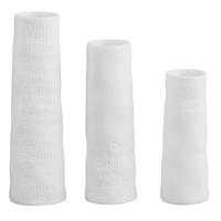DEKOVASE  - Weiss, Basics, Keramik (3/9,5cm) - Räder