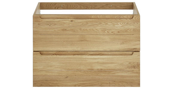 WASCHBECKENUNTERSCHRANK 80/54/46 cm  - Eichefarben, KONVENTIONELL, Holz/Holzwerkstoff (80/54/46cm) - Linea Natura