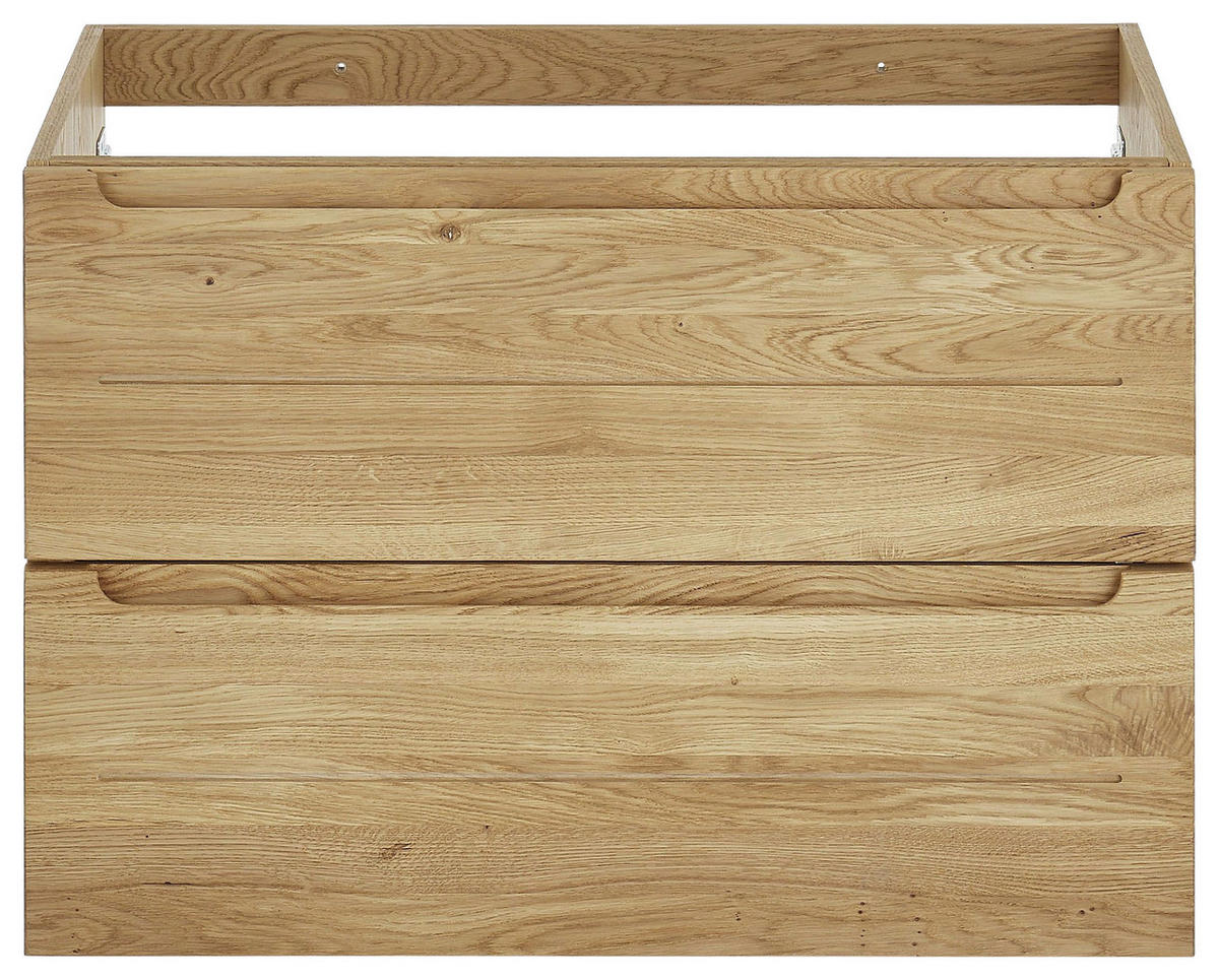 WASCHBECKENUNTERSCHRANK 80/54/46 cm  - Eichefarben, KONVENTIONELL, Holz/Holzwerkstoff (80/54/46cm) - Linea Natura