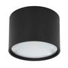 LED-DECKENLEUCHTE SERENA 11,3/8 cm   - Schwarz, Design, Glas/Metall (11,3/8cm) - Globo