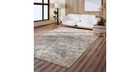 WEBTEPPICH 133/190 cm Antea Grau, Beige  - Beige/Grau, Design, Textil (133/190cm) - Novel
