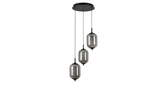LED-HÄNGELEUCHTE 42/120 cm - Chromfarben, Design, Glas/Metall (42/120cm) - Novel