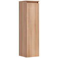MIDISCHRANK 30,2/116,6/32,5 cm  - Eichefarben, Design, Glas/Holzwerkstoff (30,2/116,6/32,5cm) - Novel