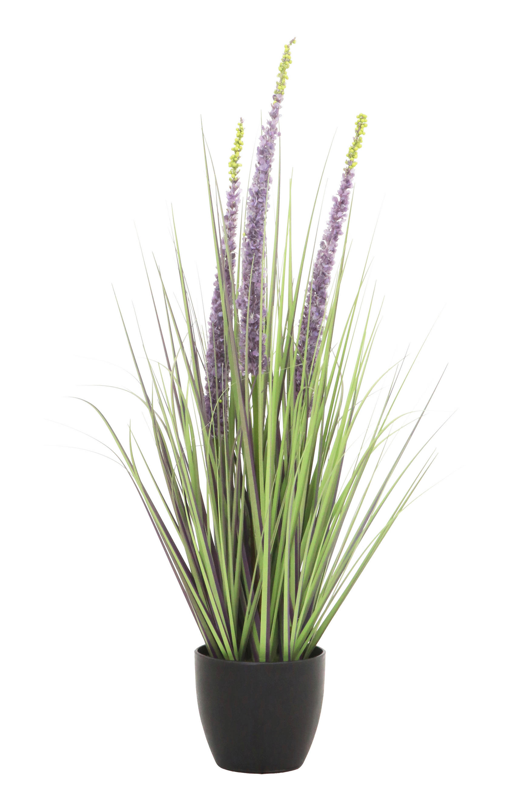 DEKORAČNÍ TRÁVA, 80 cm - světle zelená/fialová, Basics, kov/plast (80cm) - Ambia Home