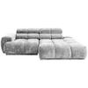 ECKSOFA in Flachgewebe Creme  - Creme, Modern, Textil (239/150cm) - MID.YOU
